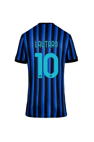 Inter Milan Lautaro Martinez #10 Jalkapallovaatteet Naisten Kotipaita 2025-26 Lyhythihainen Inter Milan Lautaro Martinez #10 Jalkapallovaatteet Naisten Kotipaita 2025-26 Lyhythihainen